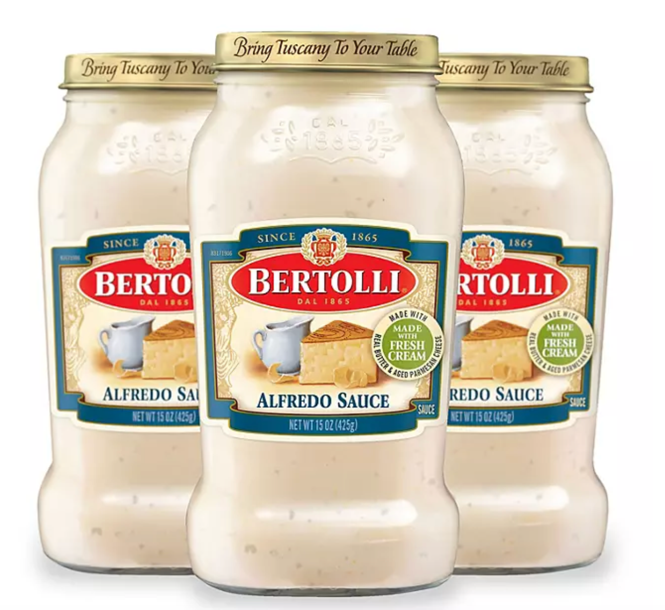 Bertolli Alfredo Sauce with Aged Parmesan Cheese 15 oz., 3 pk.