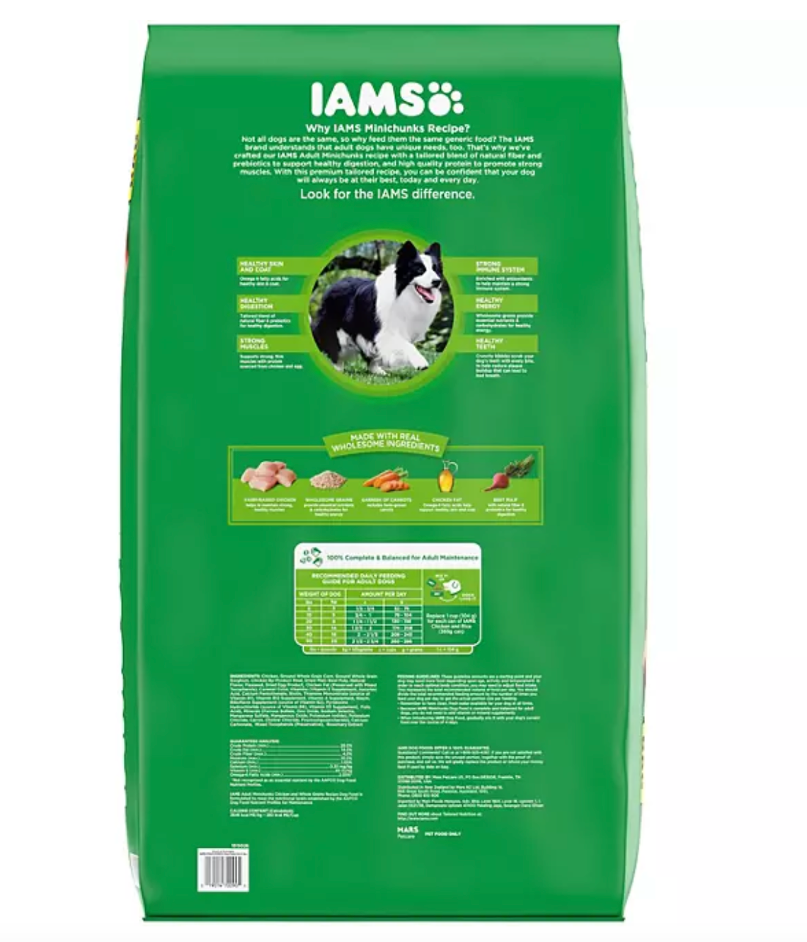 Iams Adult ProActive Health Minichunks Chicken Dry Dog Food 50 lbs.