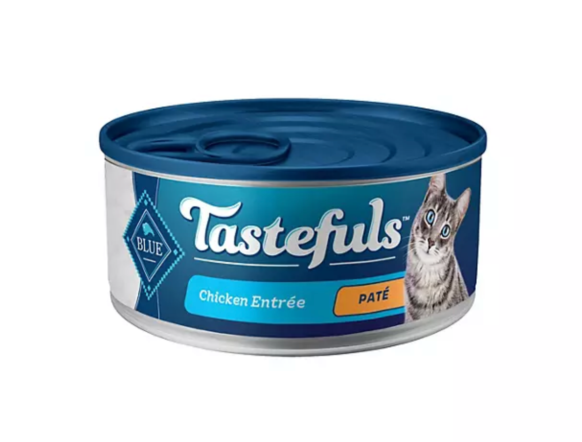 Blue Buffalo Tastefuls Pate Wet Cat Food, Variety Pack 5.5 oz., 32 ct.