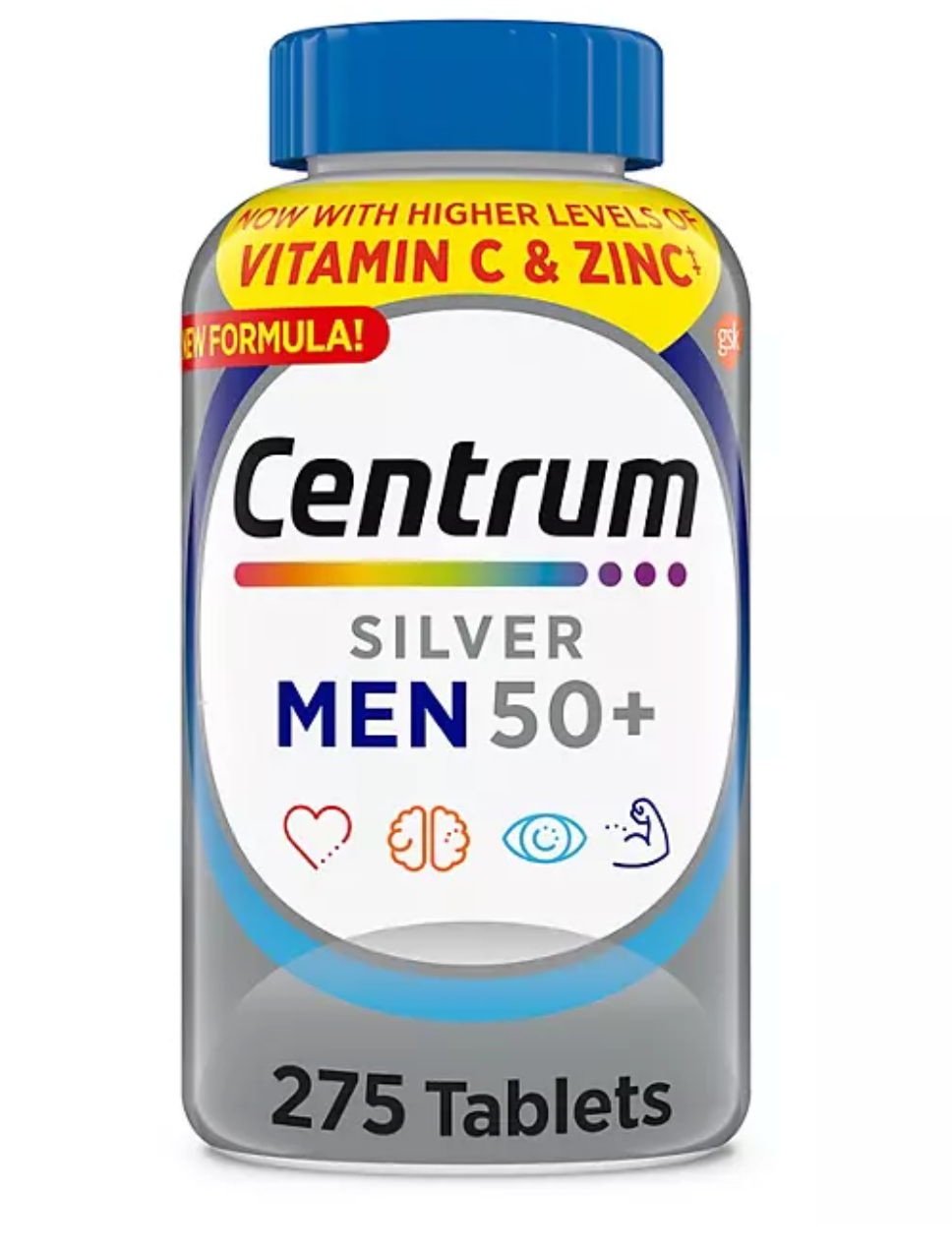 Centrum Silver Men 50+ Multivitamin Tablets, 275 ct.