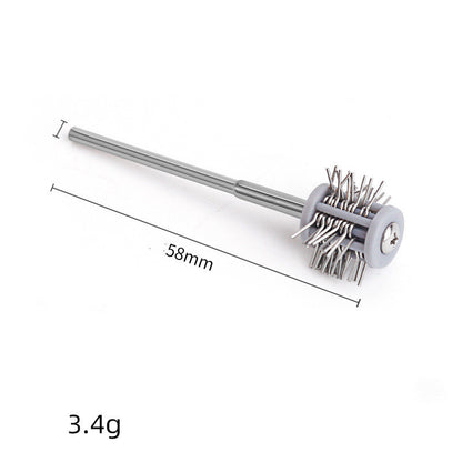 2.35 Handle Sanding Needle With Handle Sanding Needle Gold And Silver Surface