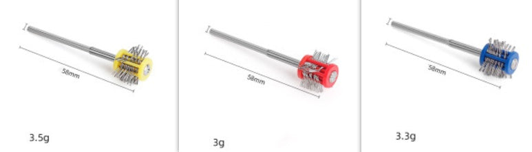 2.35 Handle Sanding Needle With Handle Sanding Needle Gold And Silver Surface